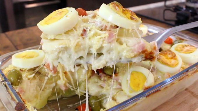 Batata á Portuguesa Gratinada Receitas Fáceis e Práticas