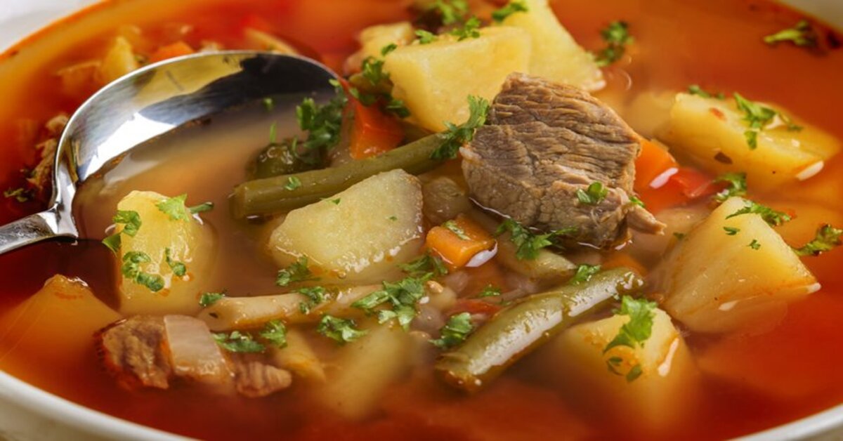 Sopa de carne e legumes – Receitas Fáceis e Práticas